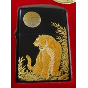 画像: ☆豪華 虎！伝統工芸 本金蒔絵 漆塗り ２００７年 ＺＩＰＰＯ！桐箱入り 未使用品