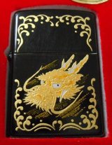 画像: ☆龍！伝統工芸 本金精密蒔絵 漆塗り ２００４年 ＺＩＰＰＯ！桐箱入り 未使用品