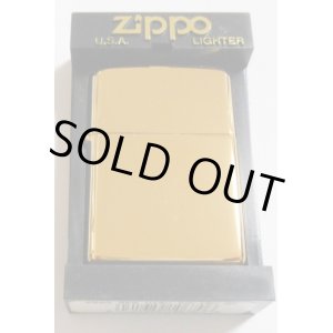 画像: ☆金色に輝く・・＃２５０G ゴールドプレート ２００２年４月 High Polish Gold Plate Zippo！未使用品