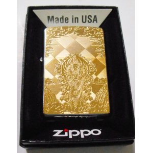 画像: ☆聖観世音菩薩！輝く・・GOLD METAL PLATE 繊細な彫刻 ２０２０年 ZIPPO！新品