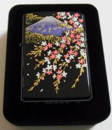 画像: ☆豪華 富士桜！伝統工芸 本金蒔絵 漆塗り ２０２０年発売 ＺＩＰＰＯ！新品未使用品