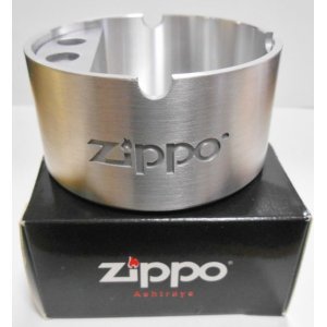 画像: ☆ZIPPO アルミ製 卓上丸型灰皿！２００７年製 Ashtray 箱入り 新品。