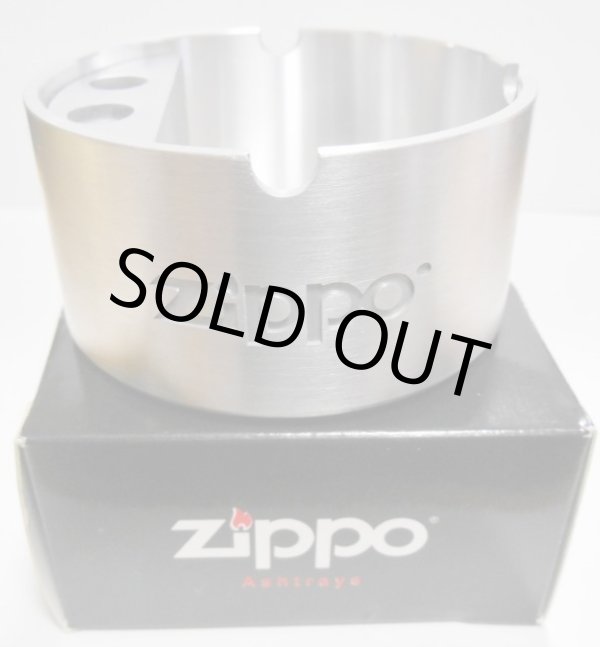 画像1: ☆ZIPPO アルミ製 卓上丸型灰皿！２００７年製 Ashtray 箱入り 新品。