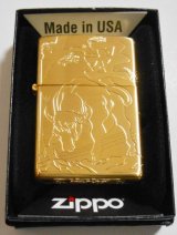 画像: ☆豪華 丑！２０２１年 干支 丑 限定生産 金メッキ＆三面連続エッチング ＺＩＰＰＯ！新品