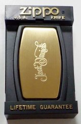 画像: ☆１９９０年代 Zippo/Jack Daniel’s ジャック・ダニエル マネークリップ（ナイフ・ヤスリ付）未使用品！