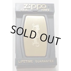 画像: ☆１９９０年代 Zippo/Jack Daniel’s ジャック・ダニエル マネークリップ（ナイフ・ヤスリ付）未使用品！