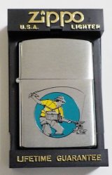 画像: ☆１９９５年７月（G）製 スポーツシリーズ！釣り人 ＃２００ ZIPPO！新品