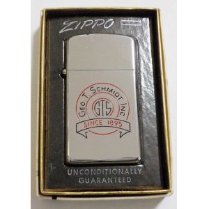 画像: ☆１９６４年 VINTAGE スリム 企業物 ＃１６１０ Mint in Box Slim Zippo！未使用品B