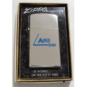 画像: ☆１９６５年 VINTAGE スリム 企業物 ＃１６１０ Mint in Box Slim Zippo！未使用品