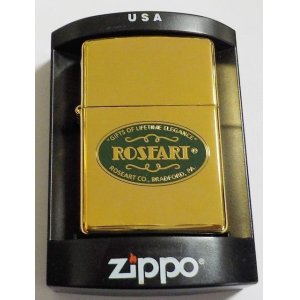 画像: ☆ROSEART VINTAGE LOGO 限定５０個 ２００５年 Gold Plate #250G ZIPPO！新品