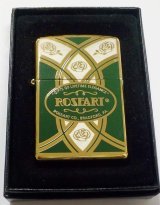 画像: ☆豪華！米国ローズアート社 ROSEART アール・デコ調 限定５０個 Vintage logo Gold ZIPPO！新品