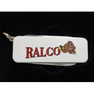 画像: ☆ZIPPO社 ポケットナイフ！USA企業 RALCO 両面ホワイト１９９０年代ノベルティ！未使用品