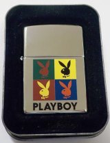 画像: ★PLAY BOY！色鮮やかな・・４ラビットへッド ＃２５０ １９９９年４月 ZIPPO！新品