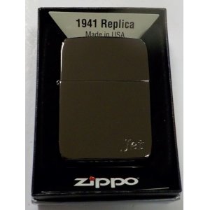 画像: ★１９４１ 黒！Jet ジェッツ ブラックチタン！インサイドは・・GOLD！鏡面 ２０１５年１月 ZIPPO！新品