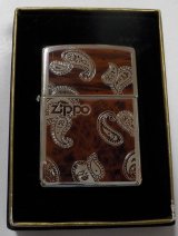 画像: ☆ペイズリー！渋い色合いの・・べっ甲調 ２０００年２月 Proto Type Zippo！未使用品