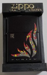 画像: ★２００１年１０月（J）FIRE TAO'S ELEMENTS！全面艶消しブラック ZIPPO！未使用品