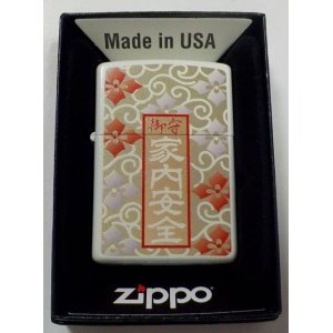 画像: ☆家内安全！御守リ お洒落な・・お守り袋デザイン！２０１９年 ホワイト ZIPPO！新品