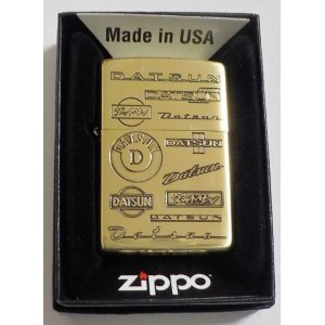 画像: ☆DATSUN！ダットサン（日産自動車）ロゴマーク多数 真鍮古美 ２０２０年 ZIPPO！新品