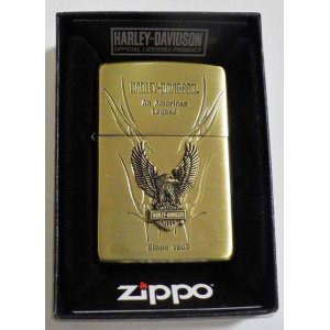 画像: ☆HARLEY-DAVIDSON！イーグルメタル 真鍮古美 ２０１９年 JAPAN MODEL ZIPPO！新品