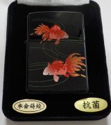 画像: ☆豪華絢爛！金魚 GOLD FISH 伝統工芸 本金蒔絵 漆塗り ２０２１年 限定 ＺＩＰＰＯ！新品未使用品