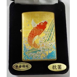 画像: ☆豪華絢爛！鯉 CARP 伝統工芸 本金蒔絵 漆塗り ゴールド２０２１年 限定 ＺＩＰＰＯ！新品未使用品