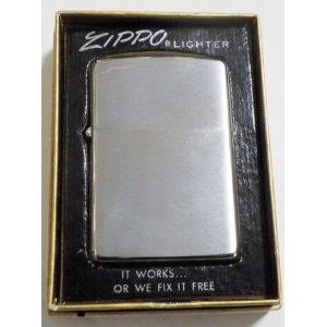 画像: ☆新品☆１９７０年製 VINTAGE ＃２００ BRUSH FINISH 無地プレーン ZIPPO！