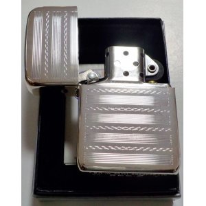 画像: ☆２００２年１月製 １９４１REPLICA アール・デコ調 両面彫刻 輝くシルバー銀加工 ＺＩＰＰＯ！新品A