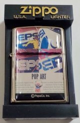 画像: ☆ペプシ・コーラ！PEPSI-COLA 広告デザイン POP ART エポキシ仕上げ２００１年１１月 ZIPPO！新品A