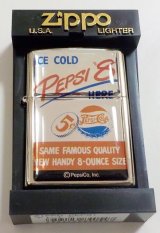 画像: ☆ペプシ・コーラ！PEPSI-COLA 広告デザイン POP ART エポキシ仕上げ２００１年１１月 ZIPPO！新品C