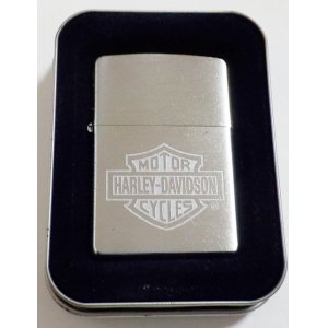 画像:  ★USA HARLEY-DAVIDSON ２００４年４月 ＃２００ BRUSHED CHROME  ZIPPO！未使用品