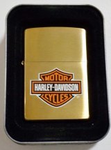 画像:  ★USA HARLEY-DAVIDSON ２０００年 ２月 SOLID BRASS ブラッシュブラス ZIPPO！未使用品