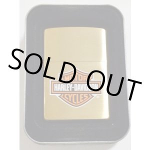 画像:  ★USA HARLEY-DAVIDSON ２０００年 ２月 SOLID BRASS ブラッシュブラス ZIPPO！未使用品
