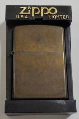 画像: ☆２００１年７月 ＃２１０ 超渋い・・WEATHERED BRASS ZIPPO！未使用品