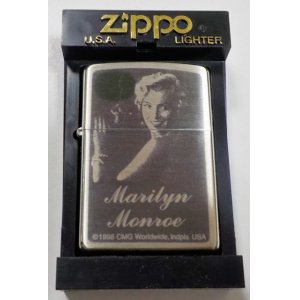 画像: ★マリリン・モンロー！Marllyn monroe １９９８年３月製 銀加工 ZIPPO ★展示品