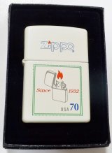 画像: ☆２０００年３月 USA ７０柄 全面ホワイト＆オールドデザイン ZIPPO！新品