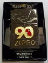 画像: ☆豪華！ZIPPO社 創業９０周年記念モデル！２０２２年 ９０th Anniversary HP Black Zippo！新品