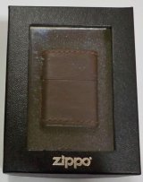 画像: ★米国ZIPPO社 Zippo Click メンバー用 ★５面ブラウンレザー 限定６４７個 ２００４年７月 Pilot Run Zippo！新品