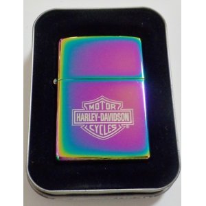 画像: ☆HARLEY-DAVIDSON！本場 ＵＳＡ 虹色スペクトラム ２００４年 ＺＩＰＰＯ！新品Ａ 