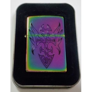 画像: ☆HARLEY-DAVIDSON！本場 ＵＳＡ 虹色スペクトラム ２００５年 ＺＩＰＰＯ！新品Ｂ