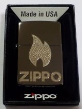 画像: ☆輝く・・ZIPPOロゴマーク！玉飾り風エンボス BLACK ＆ SILVER ２０２２年 ZIPPO！新品