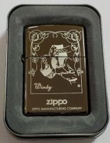 画像: ☆Windy！人気のウィンディ オールドデザイン！２００２年５月 BLACK ICE ZIPPO！新品