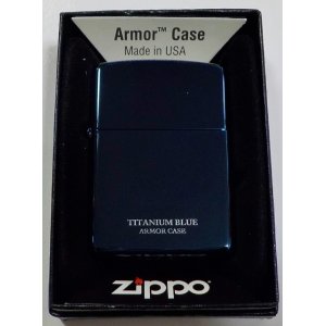 画像: ★ARMOR TITANIUM BLUE！お洒落な・・ブルーチタン ２０２２年 アーマー  ＺＩＰＰＯ！新品