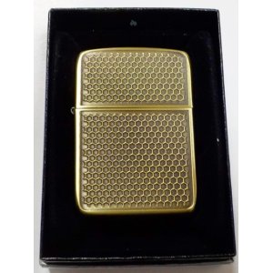 画像: ☆渋い！１９４１モデル  Grill Pattern 両面デザイン彫刻 Antique Brass ２０１５年 Zippo！新品