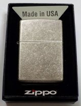 画像: ☆渋い色合いの・・アンティ―ク・シルバー ！２０２１年８月 USA  Antique Silver  フラットボトム Zippo！新品