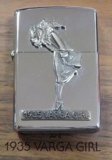 画像: ★１９９３年４月製！限定 ウィンディ １９３５ VARGA GIRL メタル！WINDY USA 特製木箱入り Zippo！未使用品