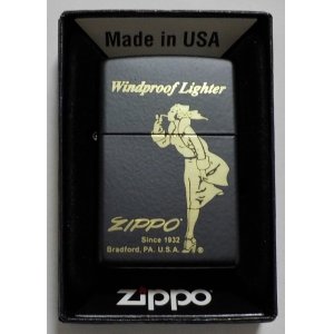 画像: ☆Windy！人気の・・ウィンディ・Since 1932 デザイン！２０２３年 ブラック Black Zippo！新品