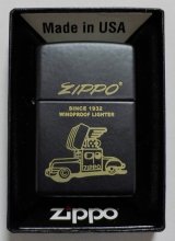 画像: ☆Zippo Car！人気の・・ジッポーカー・SINCE 1932 デザイン！渋いブラック Black Matte Zippo！新品