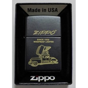 画像: ☆Zippo Car！人気の・・ジッポーカー・SINCE 1932 デザイン！渋いブラック Black Matte Zippo！新品