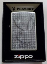 画像: ☆Playboy！人気の・・プレイボーイ Spark Bunny  Satin Chrome  Zippo！新品