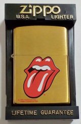 画像: ★ローリング・ストーンズ！ROLLING STONES １９９７年１０月 真鍮ソリッドブラス ZIPPO！新品